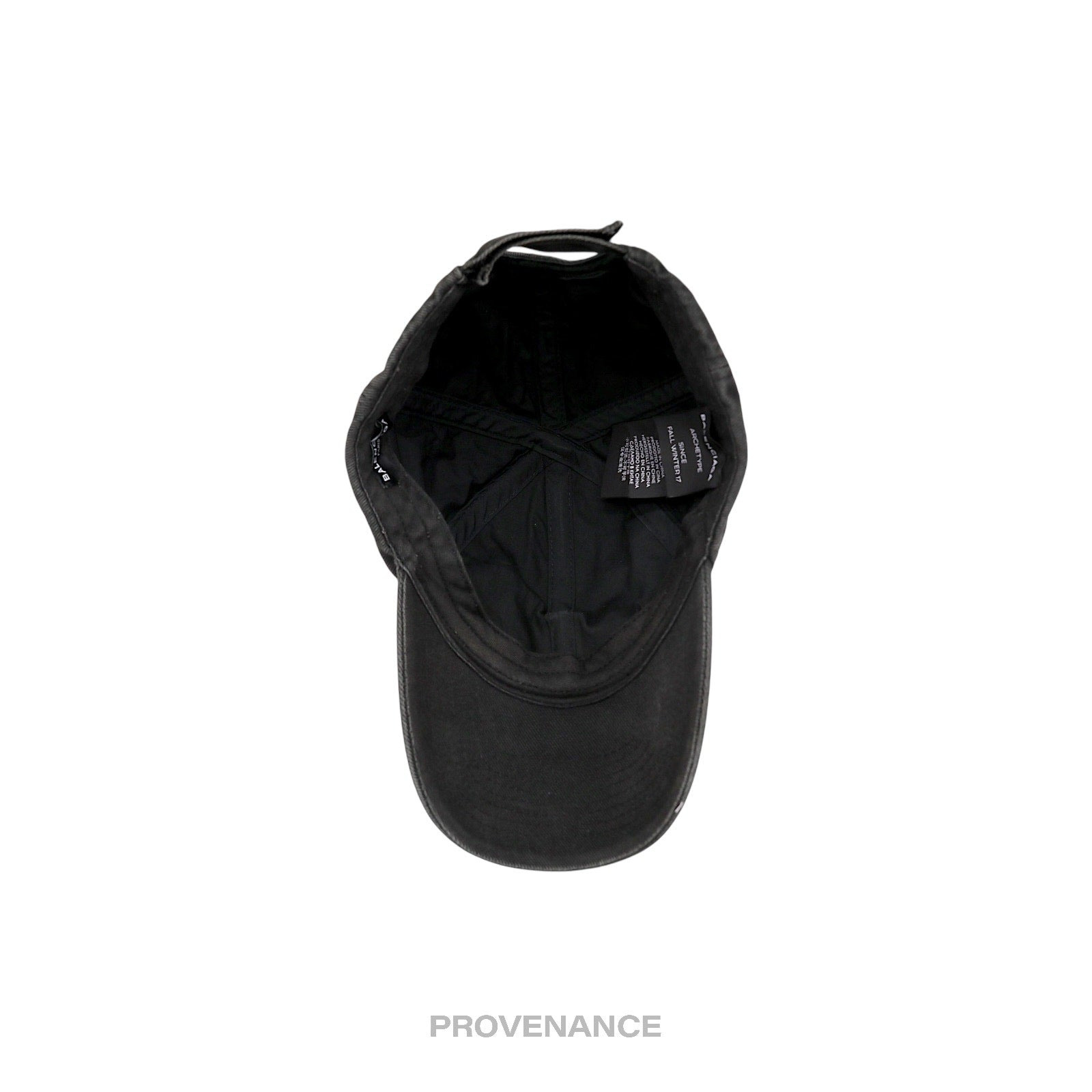 Balenciaga Political Campaign Cap Hat - Washed Black - 8
