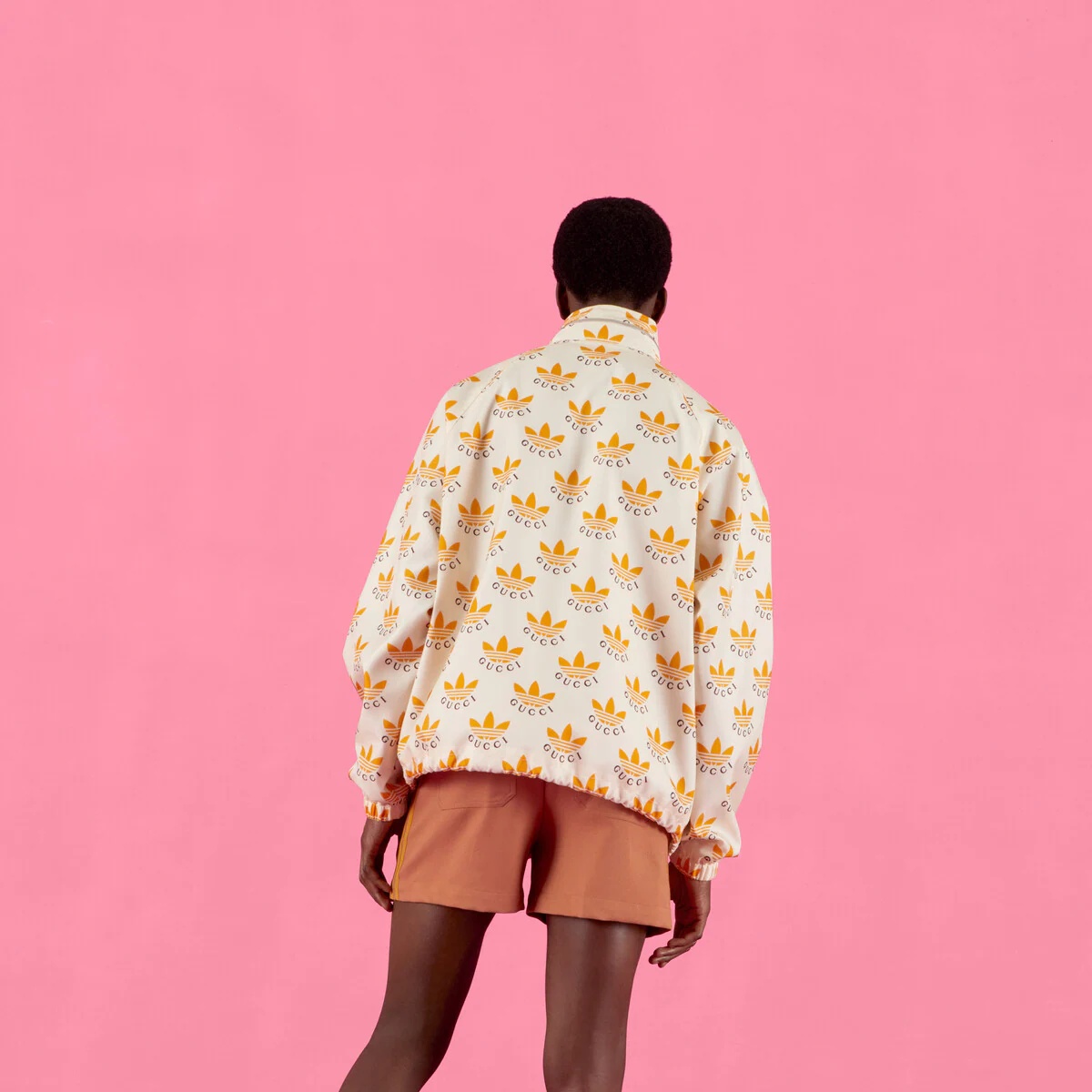 adidas x Gucci Trefoil print jacket - 8