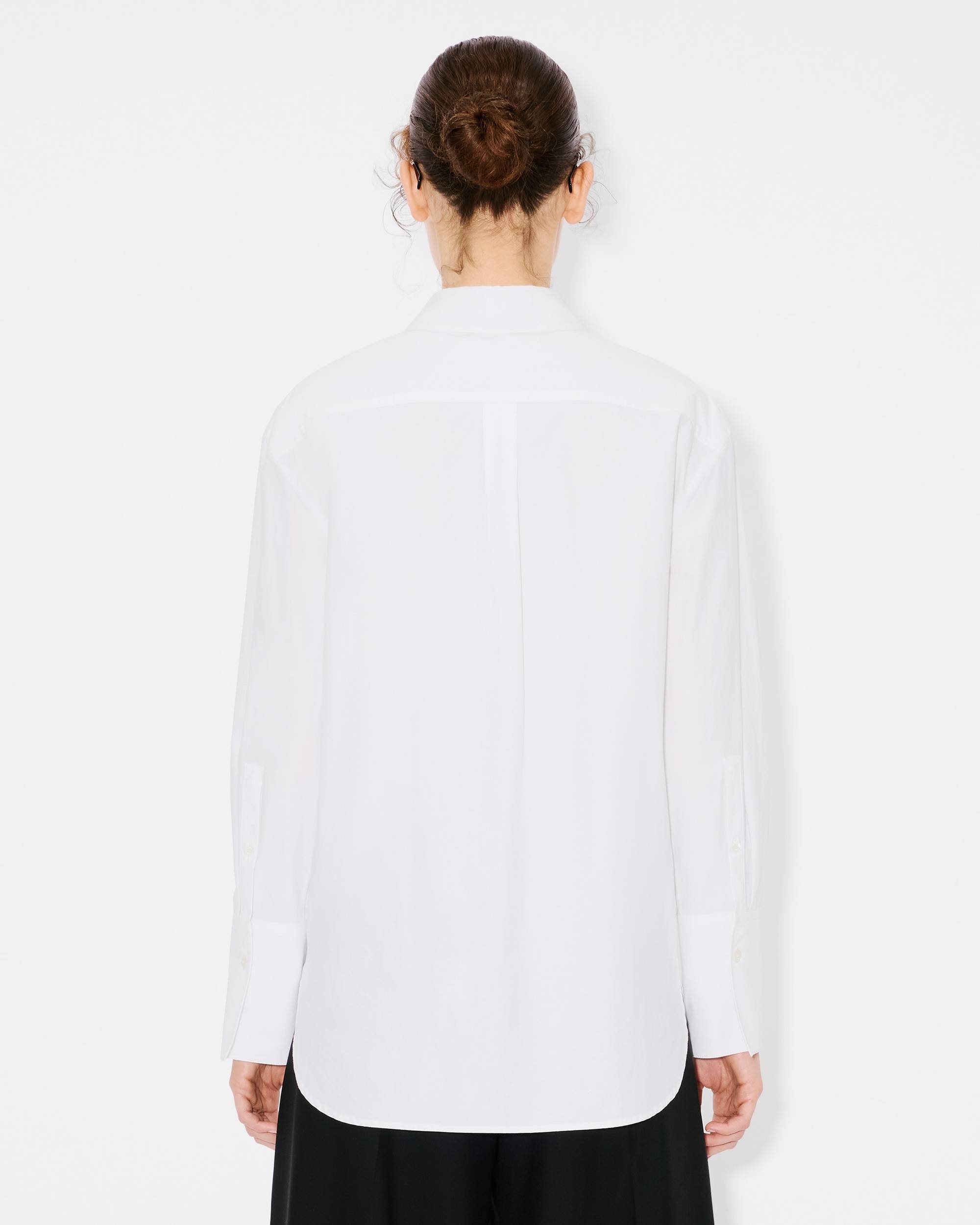 'Boke Flower' shirt in cotton poplin - 4