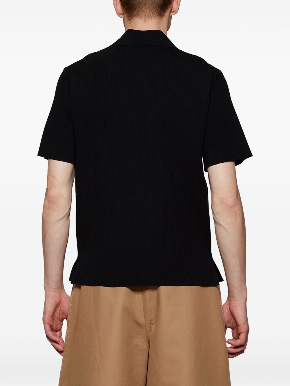 knitted polo shirt - 5