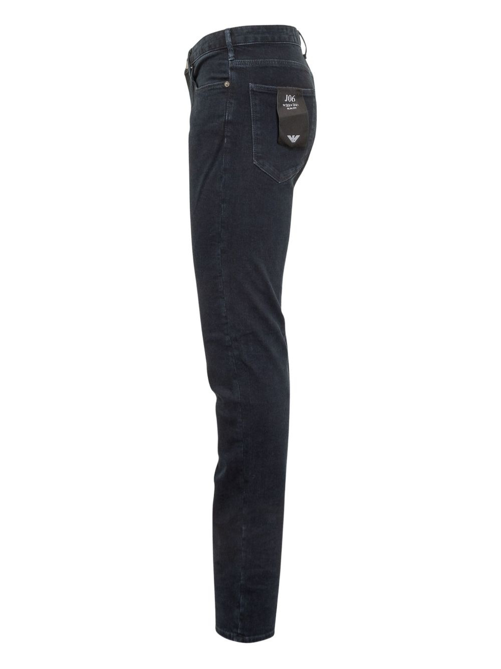 five-pocket logo-plaque jeans - 3