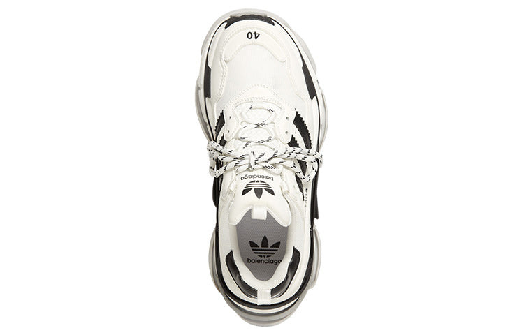 (WMNS) Balenciaga Triple S Sneaker x Adidas 'White' 710020W2ZB19112 - 5