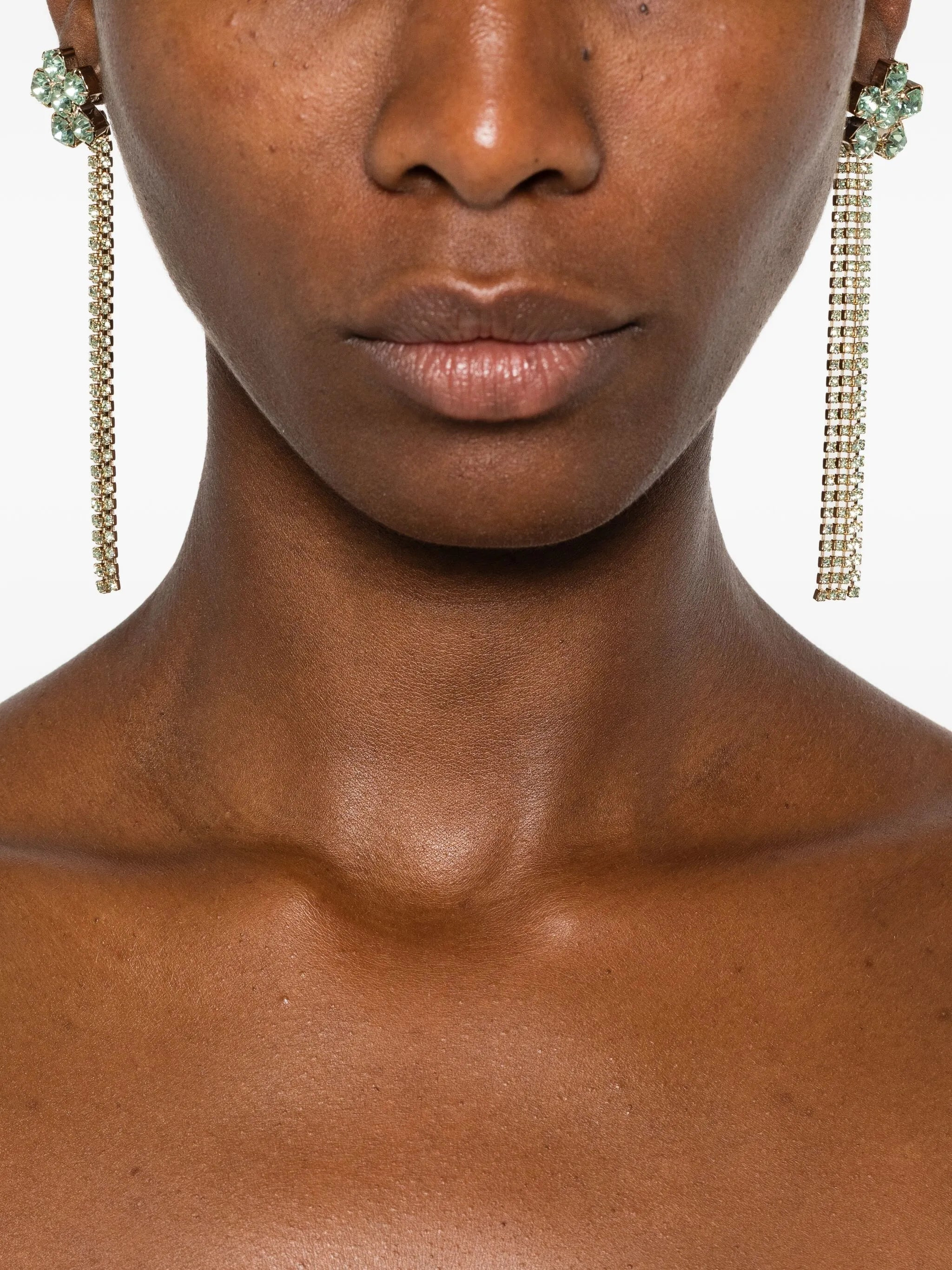 Rosantica Flower-cluster Chain Earrings - 2