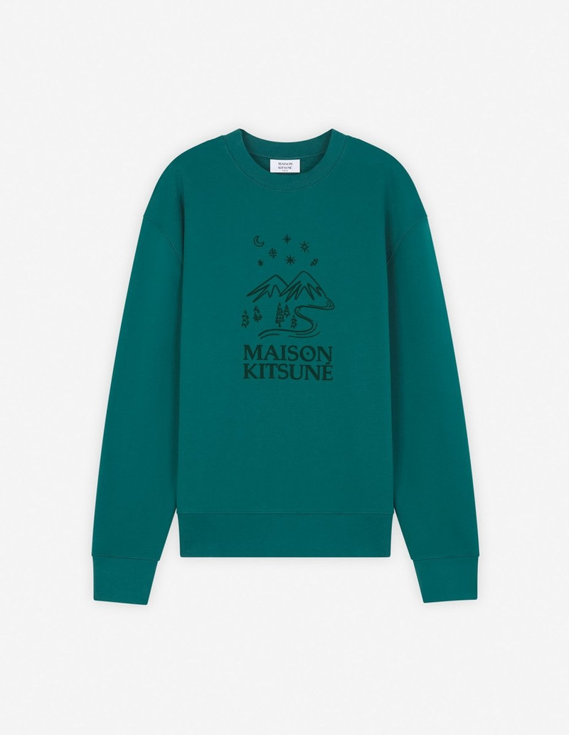 SKETCHED LANDSCAPE COMFORT SWEATSHIRT 1