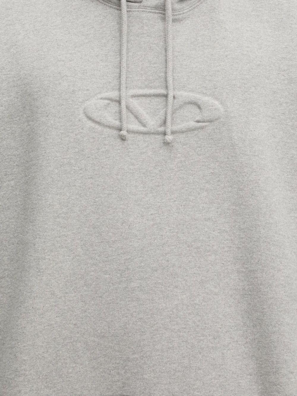 logo-embossed hoodie - 4