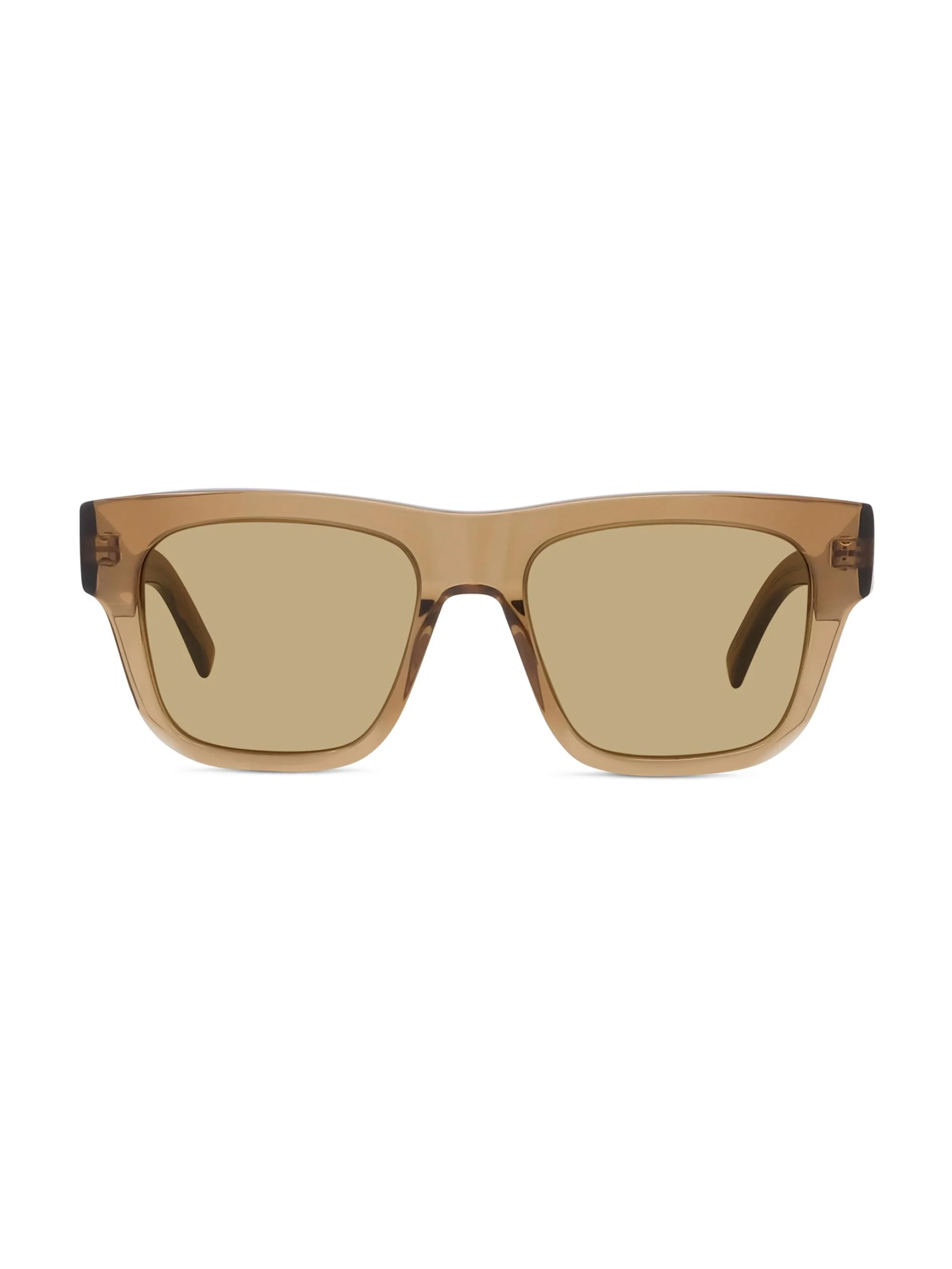 Men's GV Day Rose Rectangular Sunglasses - Shiny Light Brown - 1
