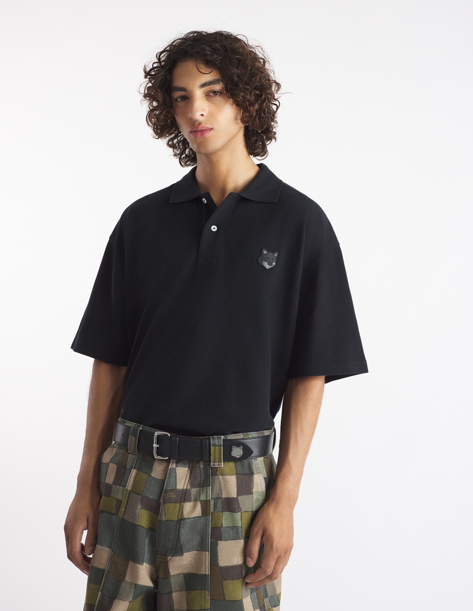 BOLD FOX HEAD PATCH OVERSIZE POLO - 3