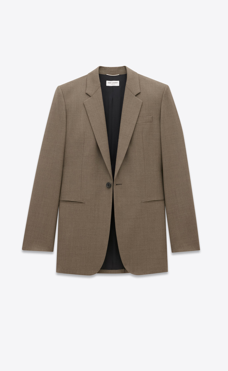 SAINT LAURENT jacket in wool outlook