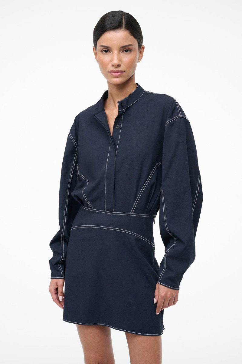 STAUD STAUD KILN DRESS NAVY outlook