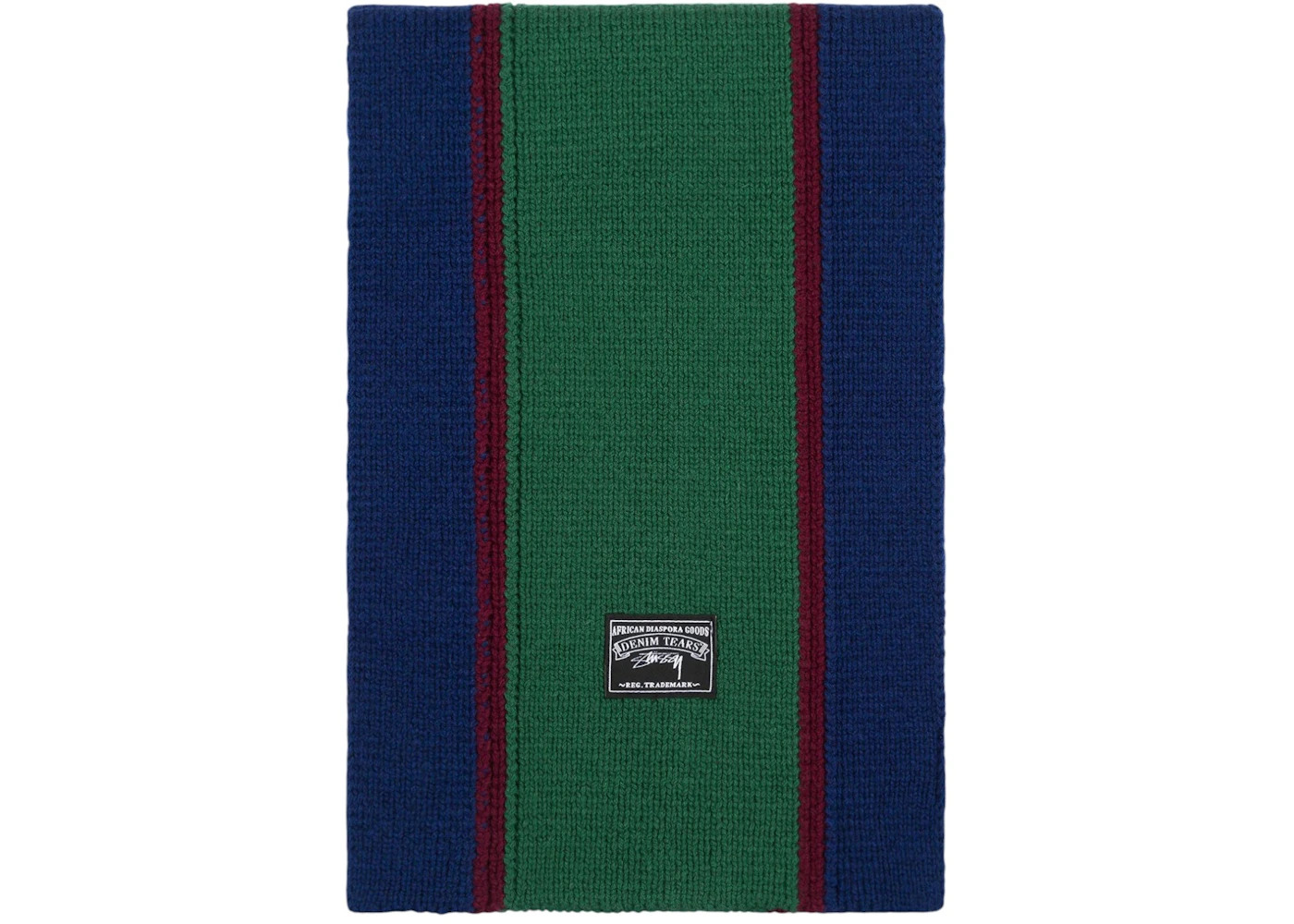 Denim Tears x Stussy Ivy Stripe Scarf Multicolor - 2