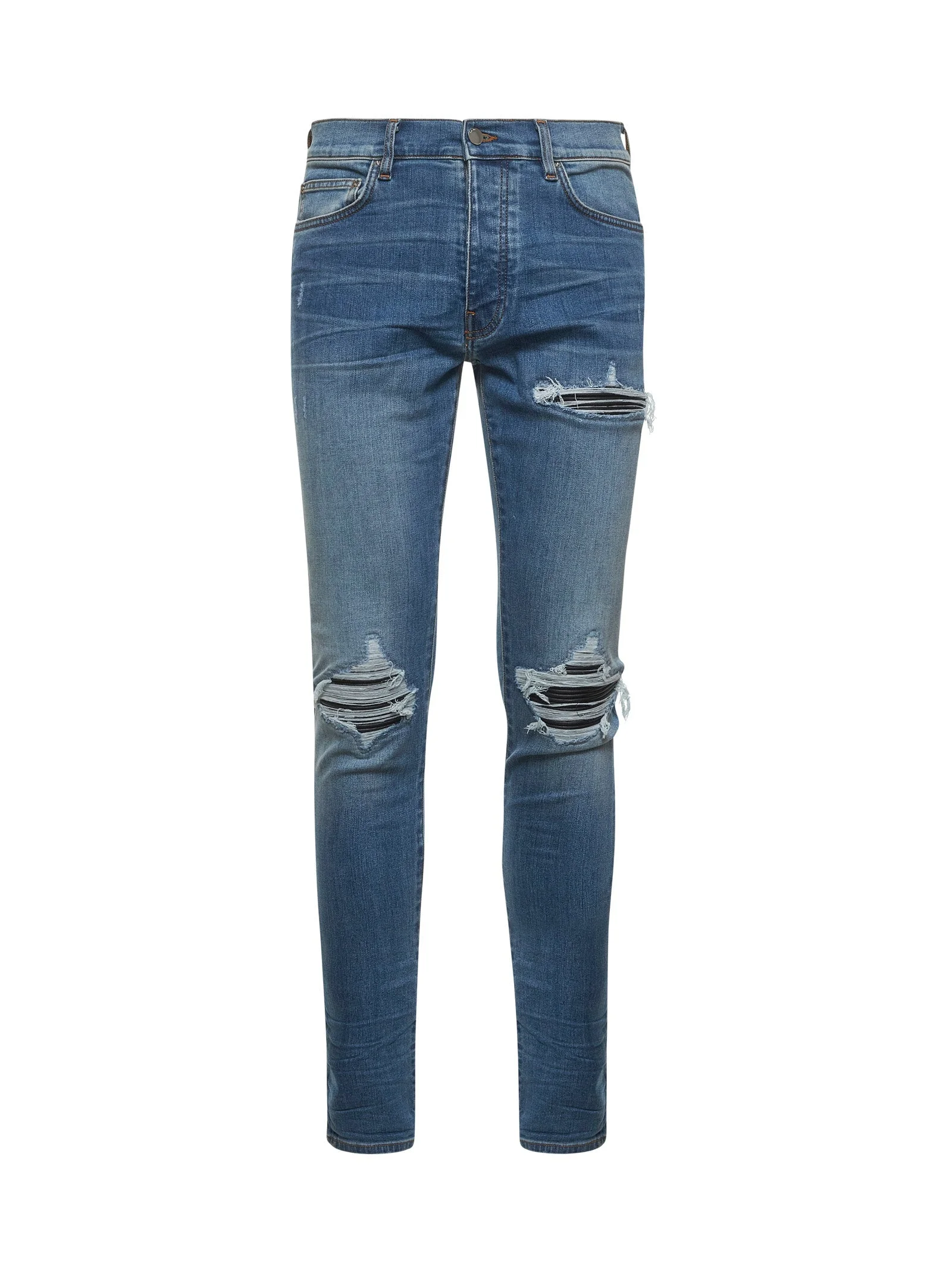 Amiri Men Blue Denim Mx1 Jeans - 1