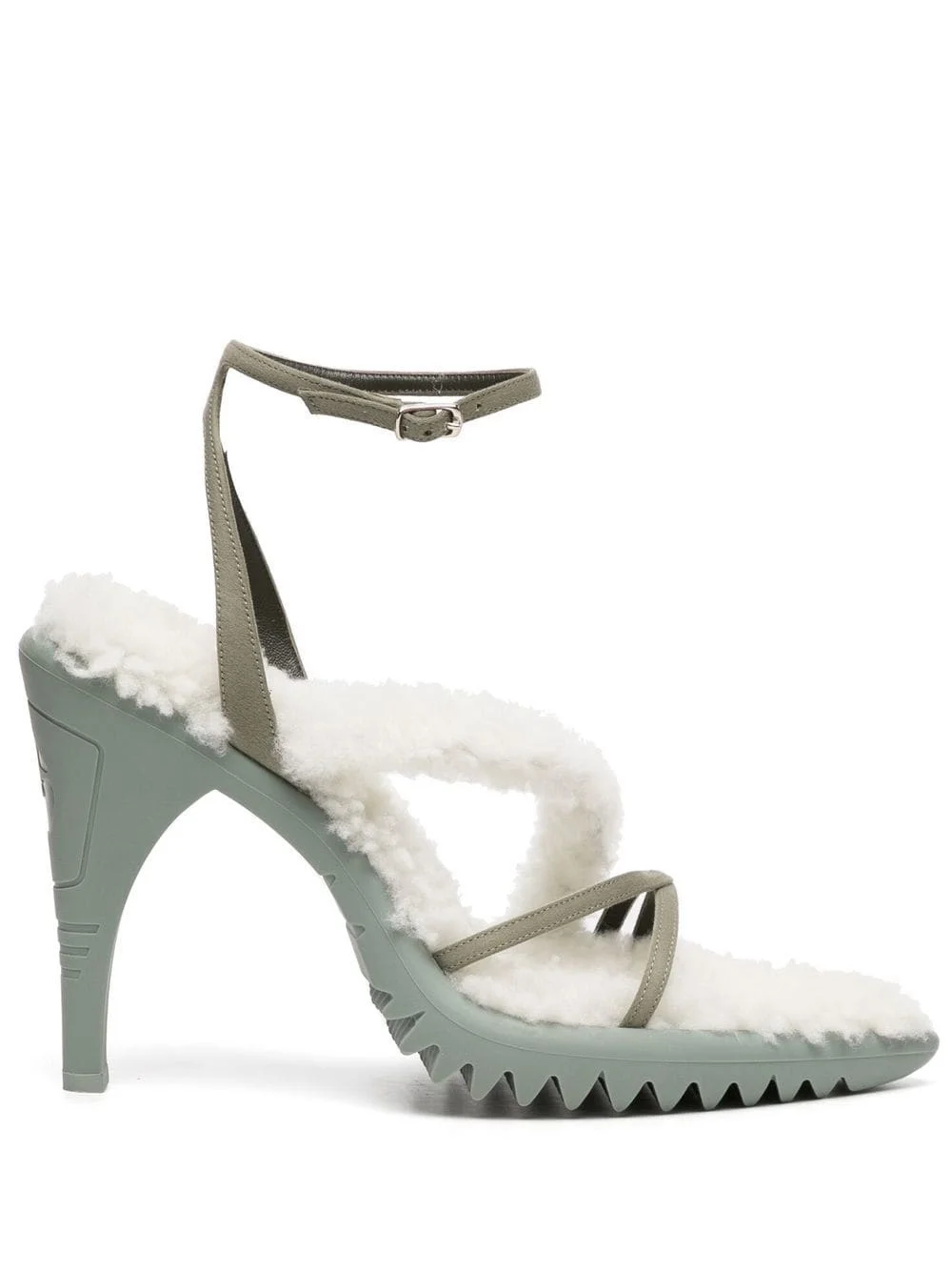 Allen shearling sandals - 1