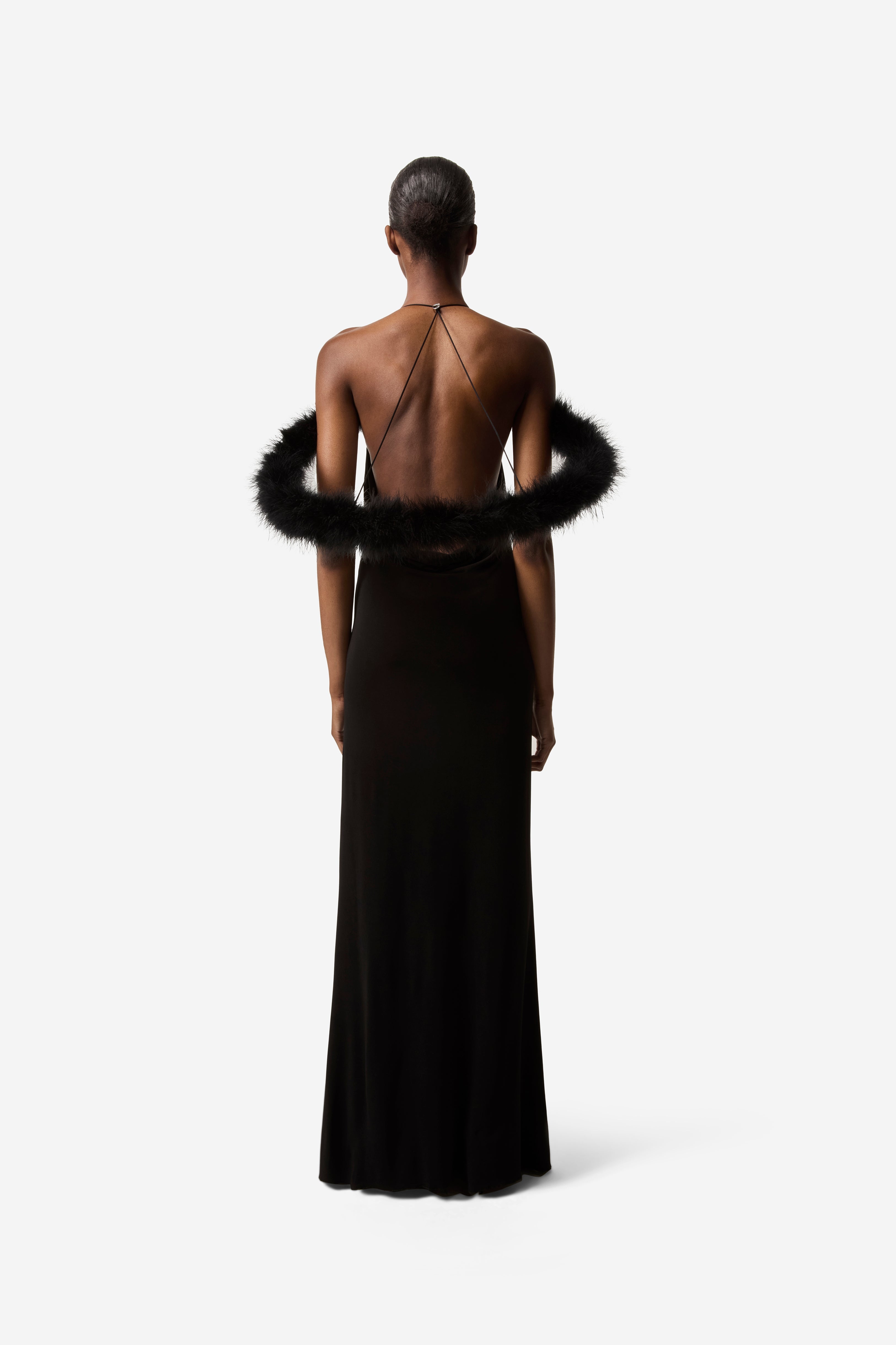Boa Halo Long Dress - 4