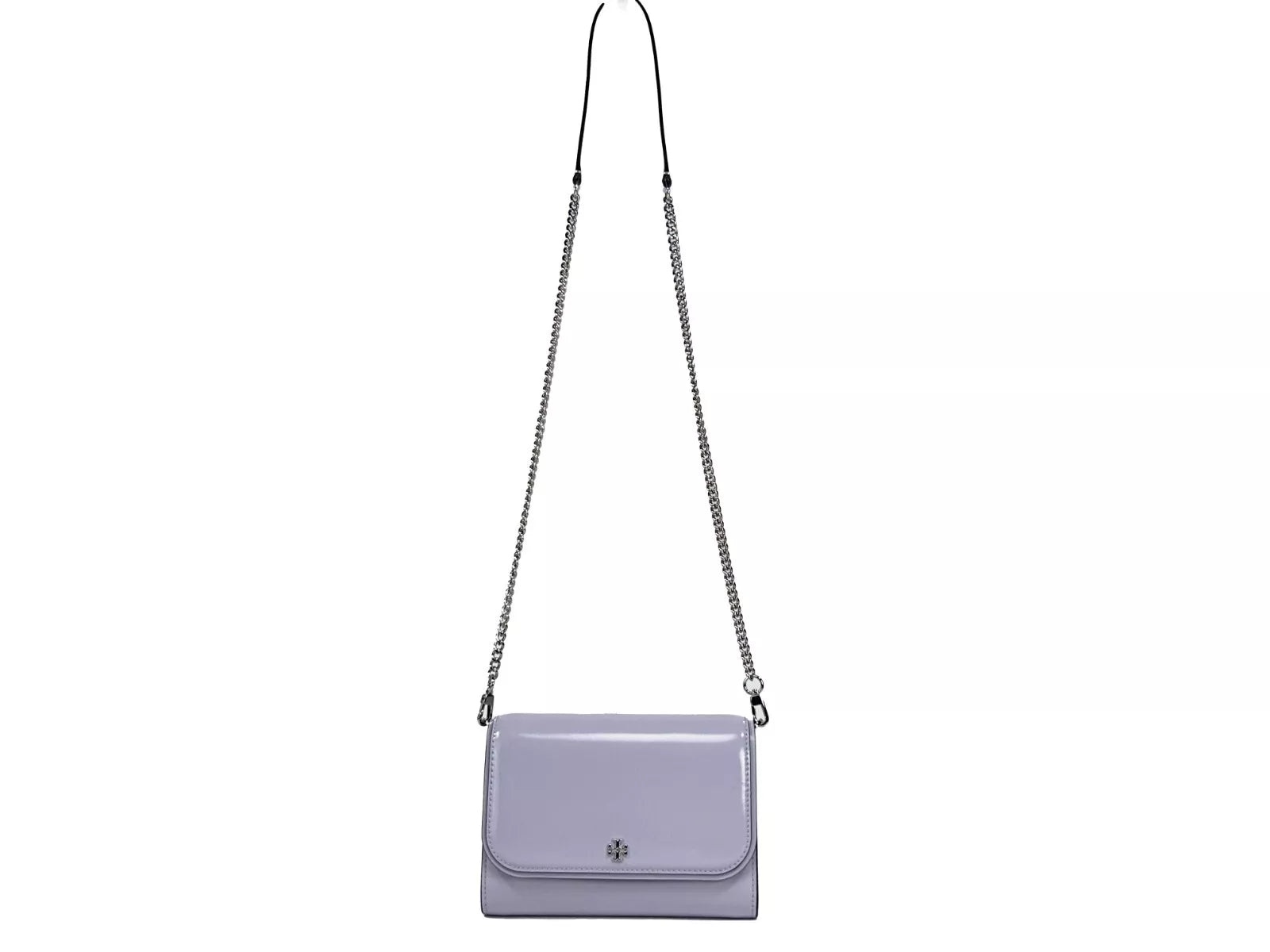Tory Burch - Patent Emerson Patent Chain Wallet Crossbody Bag - 4