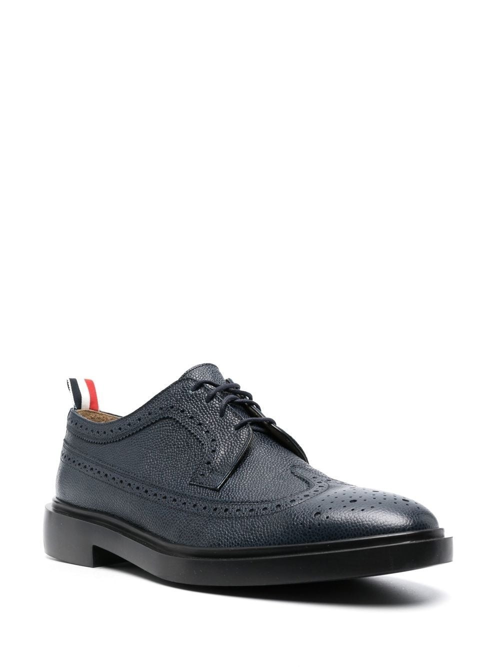 pebbled leather longwing brogues - 2
