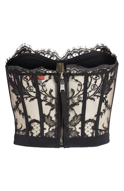 Alexander McQueen Semisheer Strapless Corset Top outlook