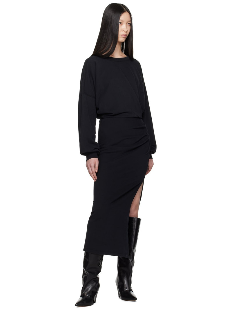 Isabel Marant Étoile Black Salomon Midi Dress outlook