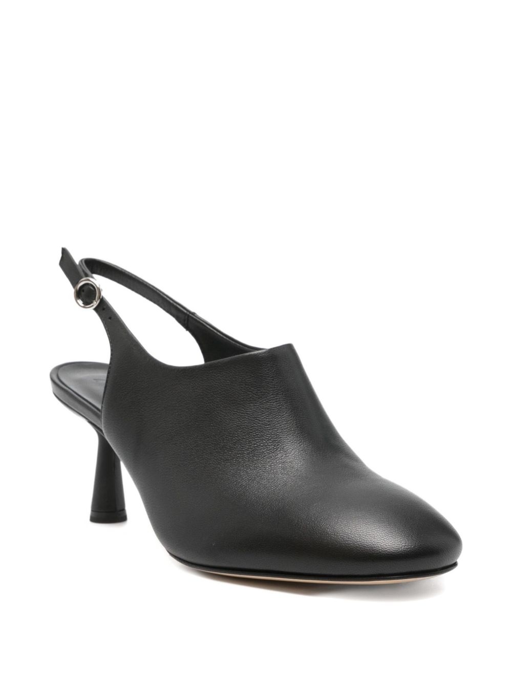 70mm leather slingback pumps - 2