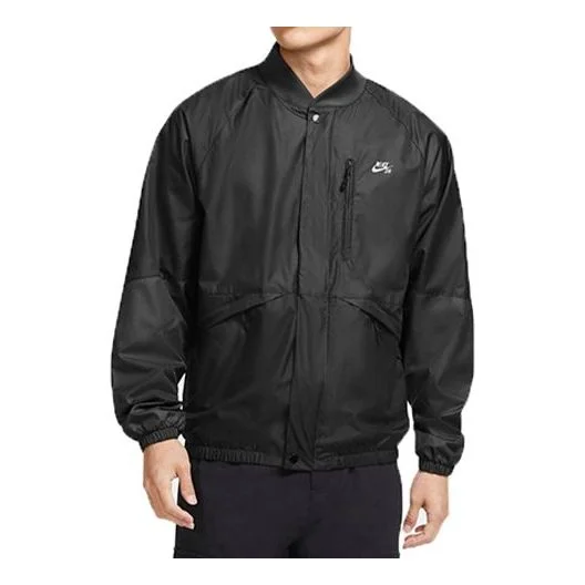 Nike SB Jacket Skateboard Casual Windproof Black CK5246-011 - 1