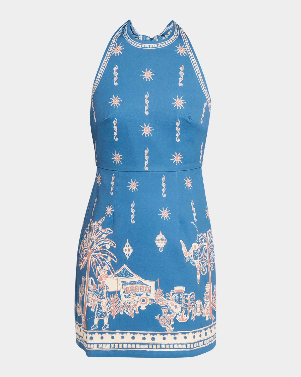 Acacia Halter Mini Dress - 1