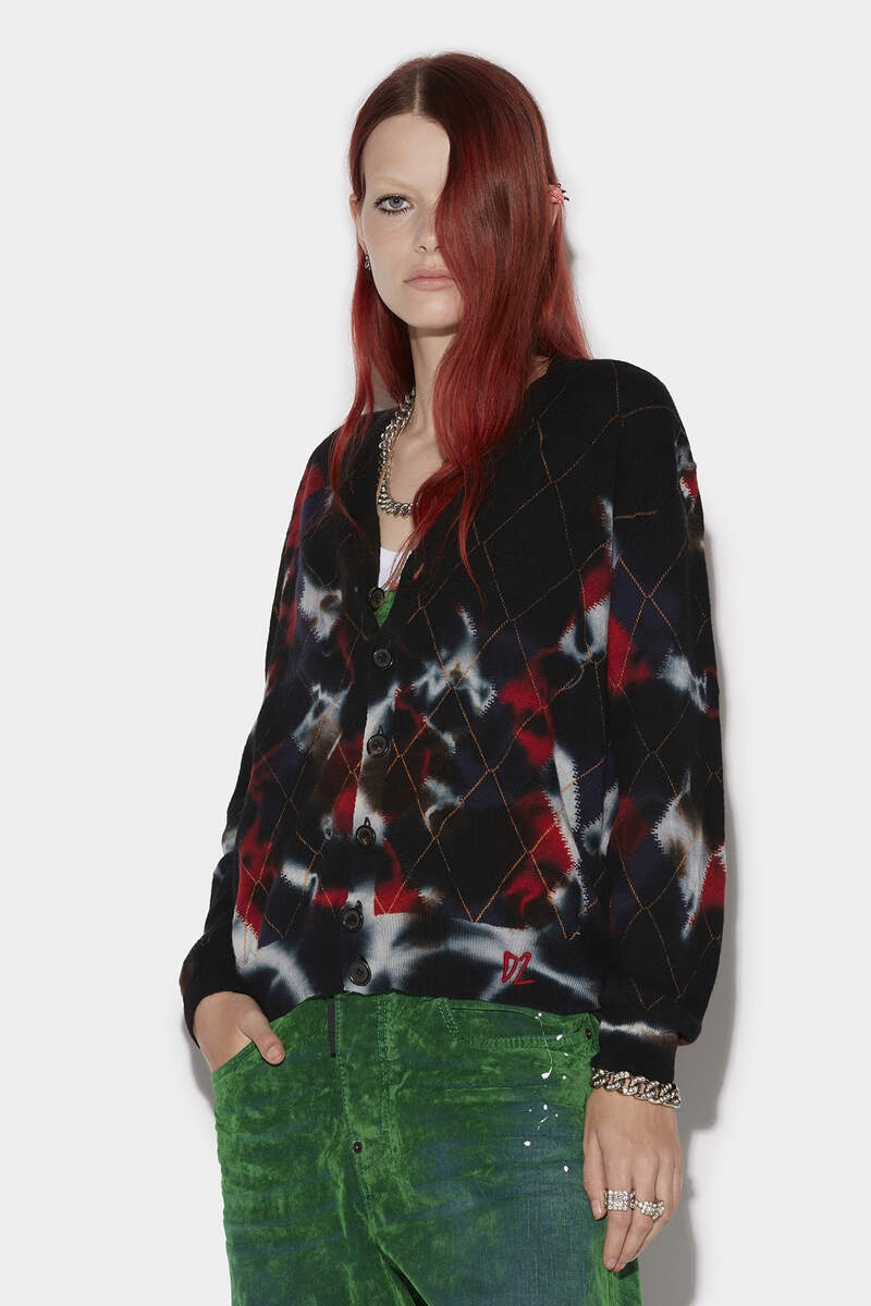 ARGYLE CARDIGAN - 3