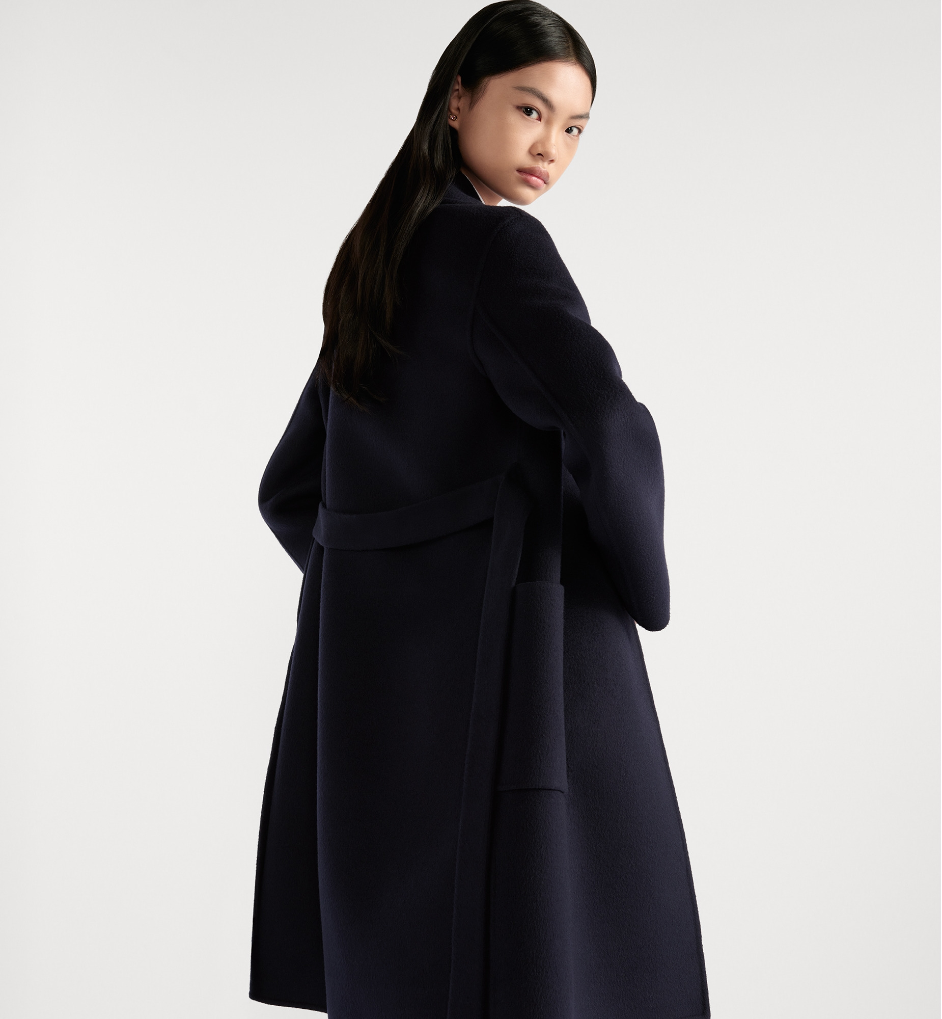 Coat with Belt - 4