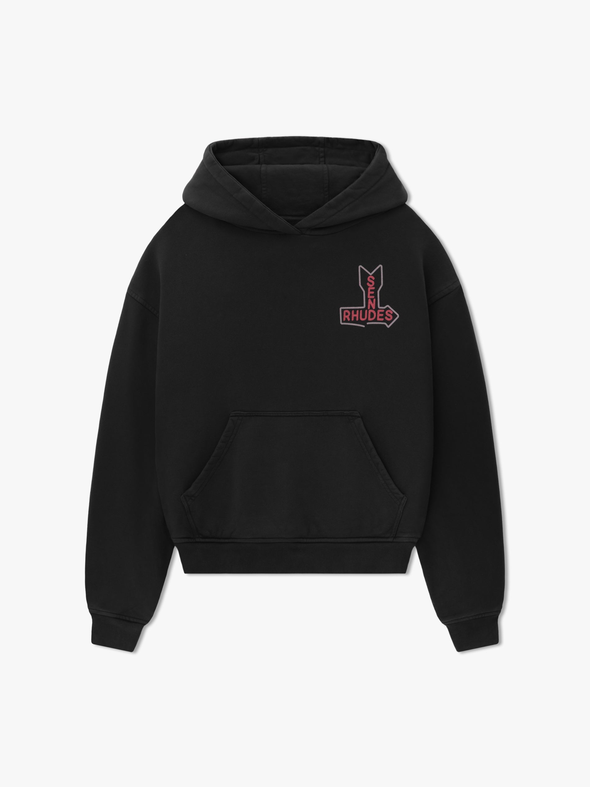 トップス RHUDE SEND RHUDES HOODIE Black 'Send Rhudes' Hoodie by Rhude on Sale