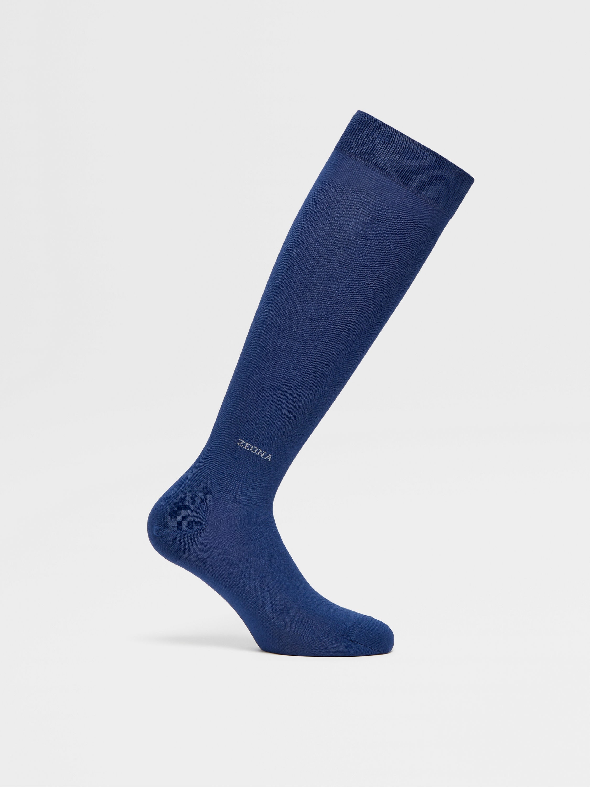 BLUE COTTON BLEND SOCKS - 3