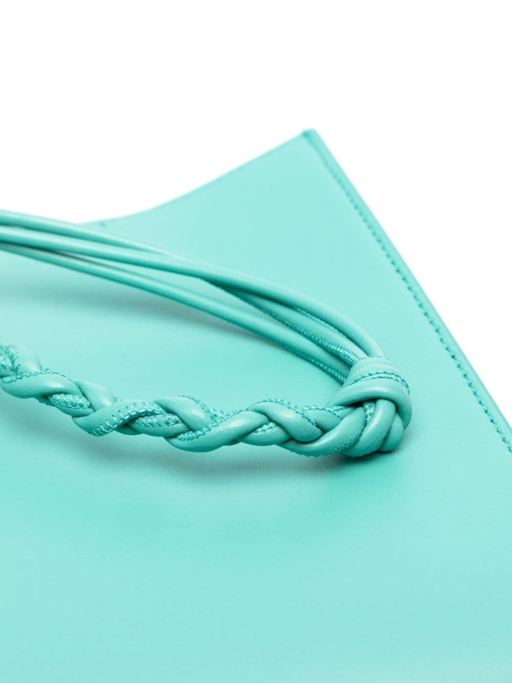 braided-strap leather shoulder bag - 4