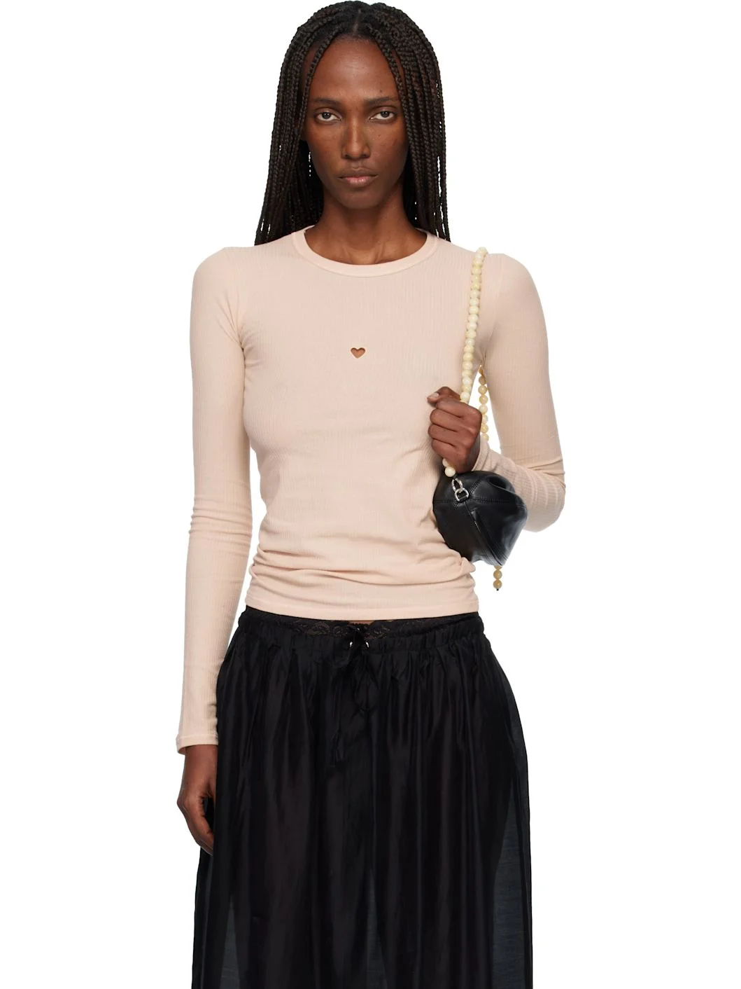 Pink Heart Long Sleeve T-shirt - 1