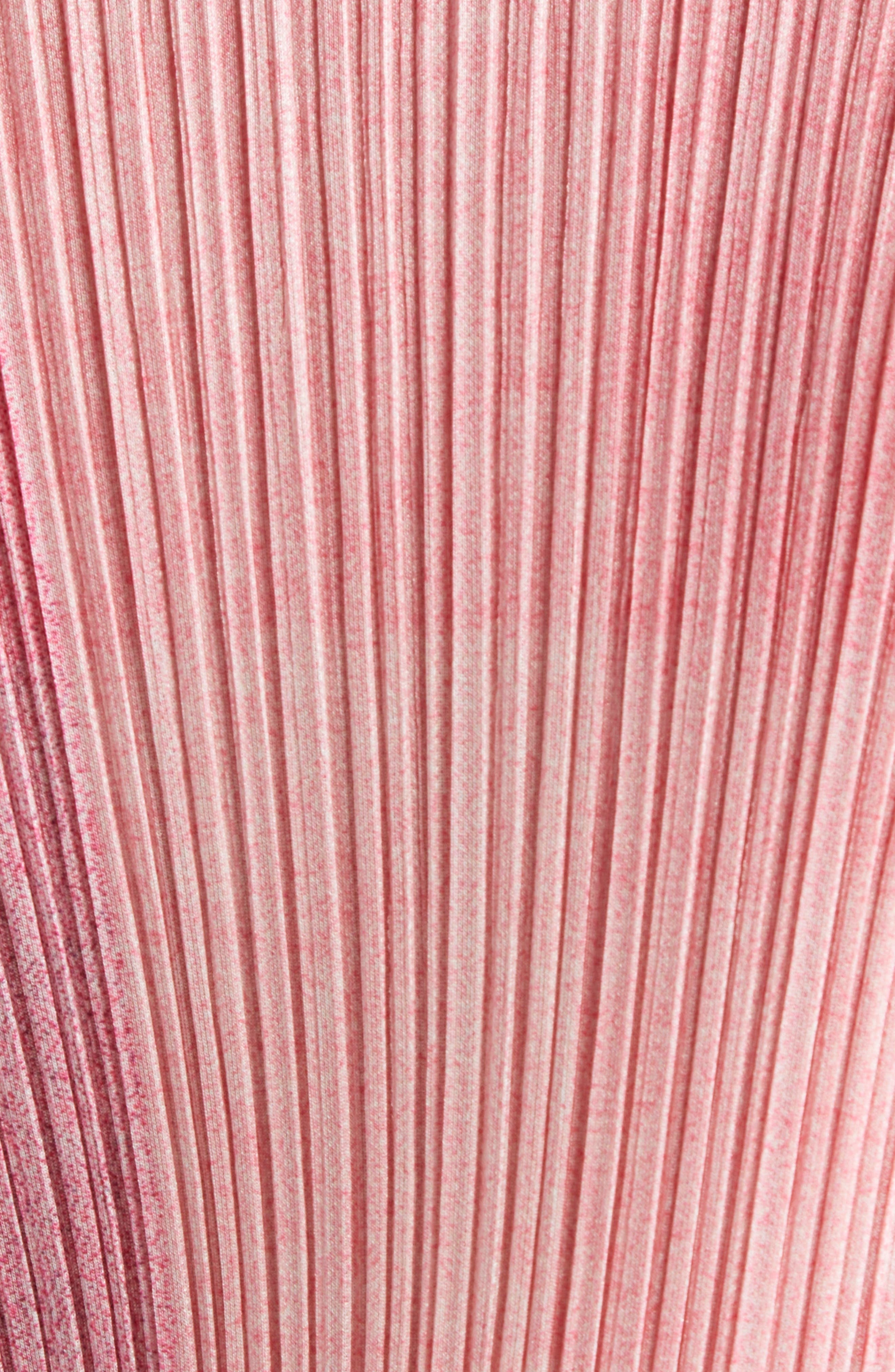Pleats Please Issey Miyake Photon Pleated Long Sleeve Top in Pink at Nordstrom - 7
