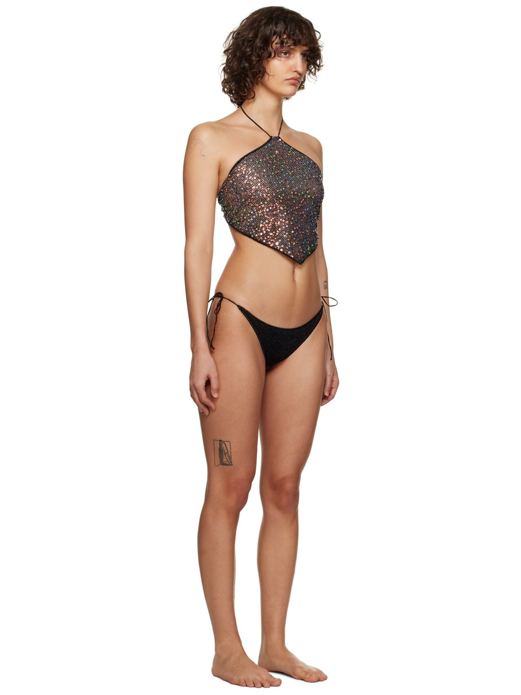 Black Lumière Bikini Bottoms - 2