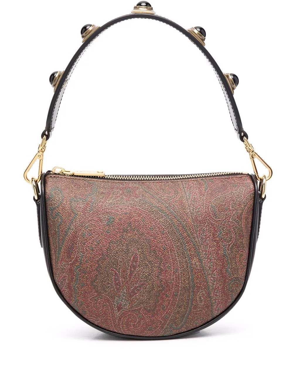 Crown Me paisley clutch bag - 1