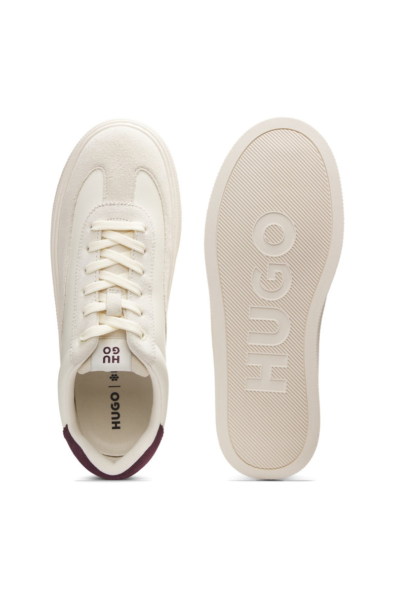 SUEDE-TRIM TRAINERS WITH LOW PROFILE 5