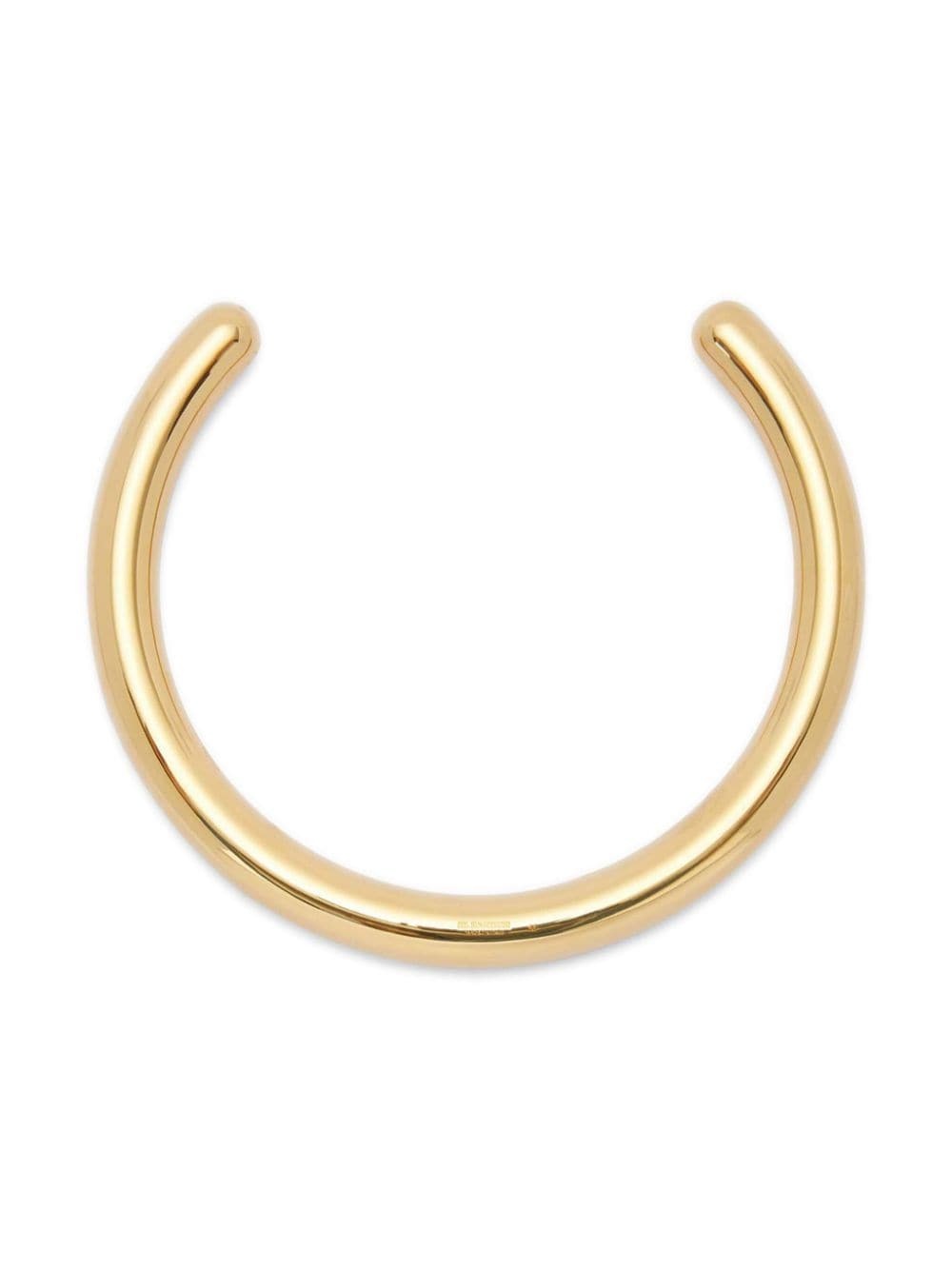 hammered-finish cuff necklace - 2