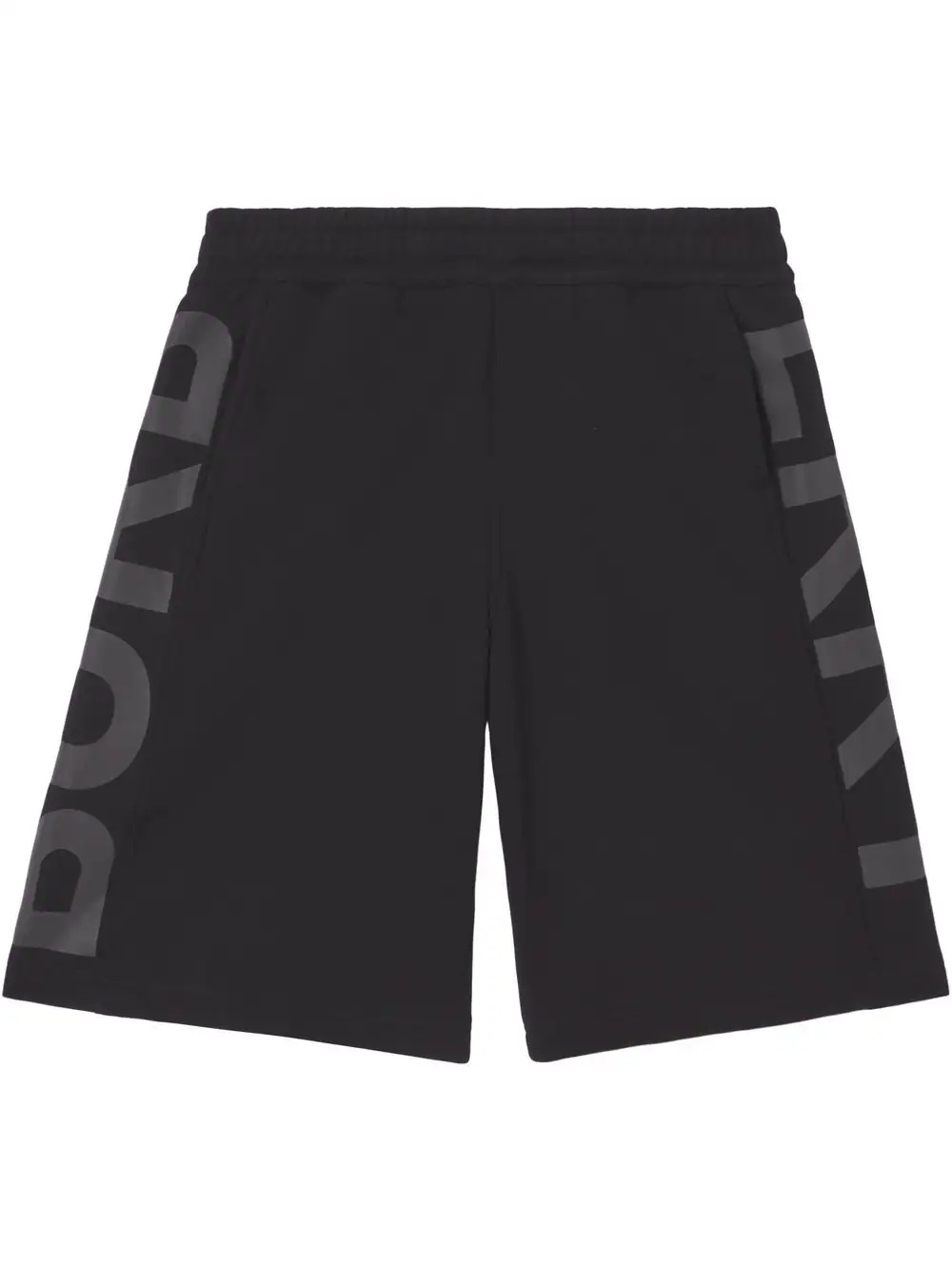 logo-print track shorts - 1