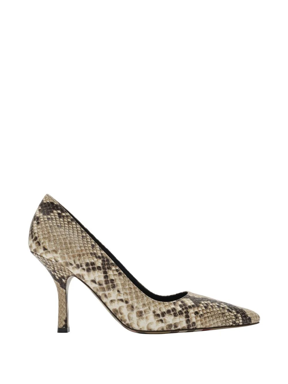 python-print leather Dame High Pumps - 1