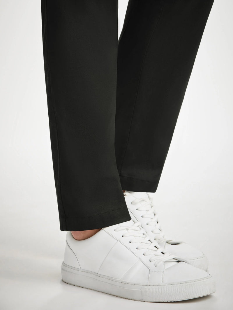 Men's Trousers Harris Lyocell Cotton Black - 6