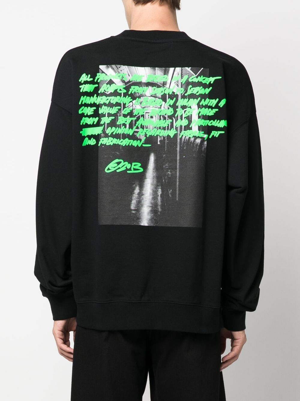 graphic-print cotton sweatshirt - 4