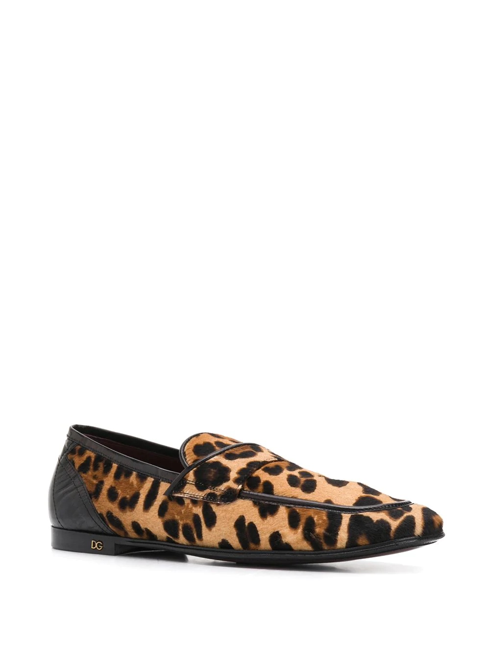 Erice leopard print loafers - 2