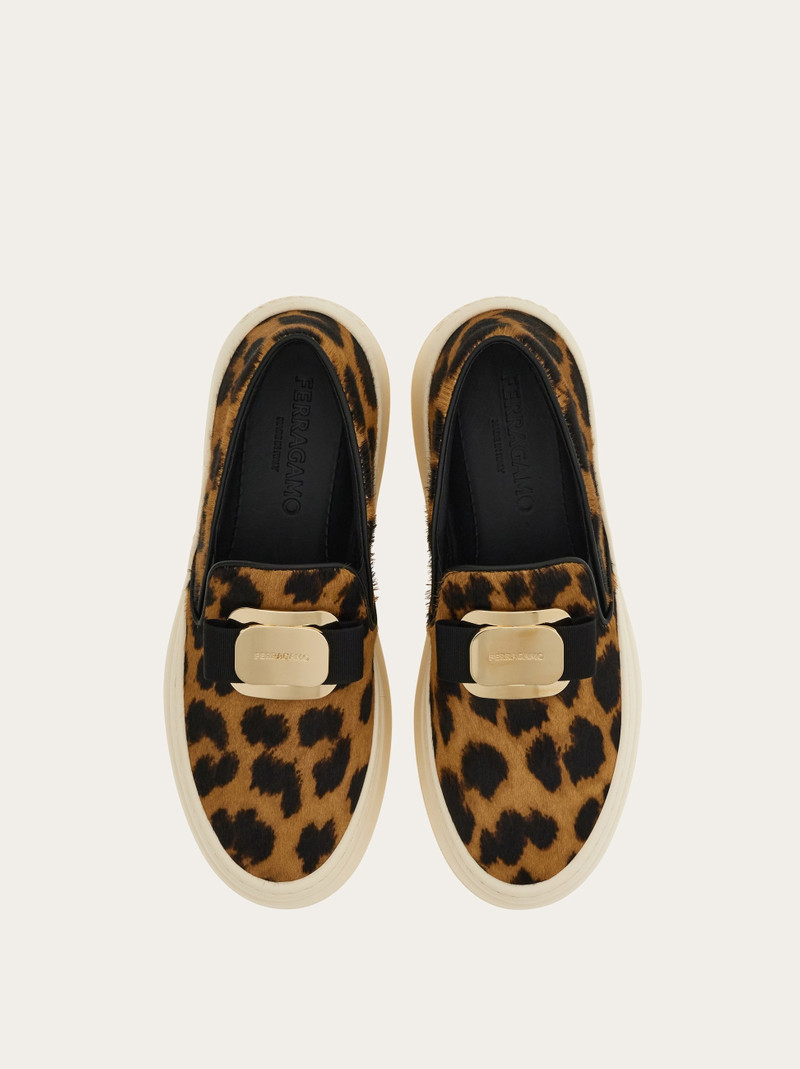 FERRAGAMO New Vara plate slip on outlook