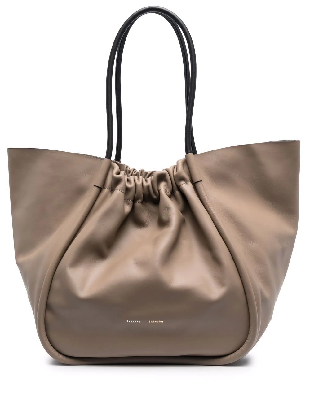 Ruched XL tote bag - 1