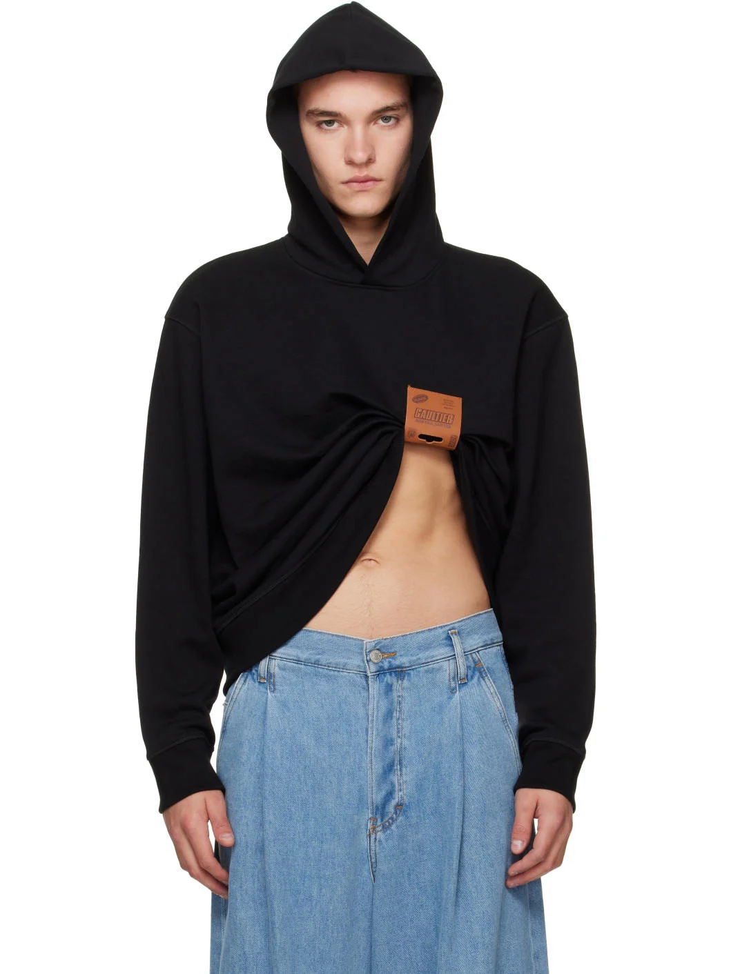 Black 'The Label' Hoodie - 1