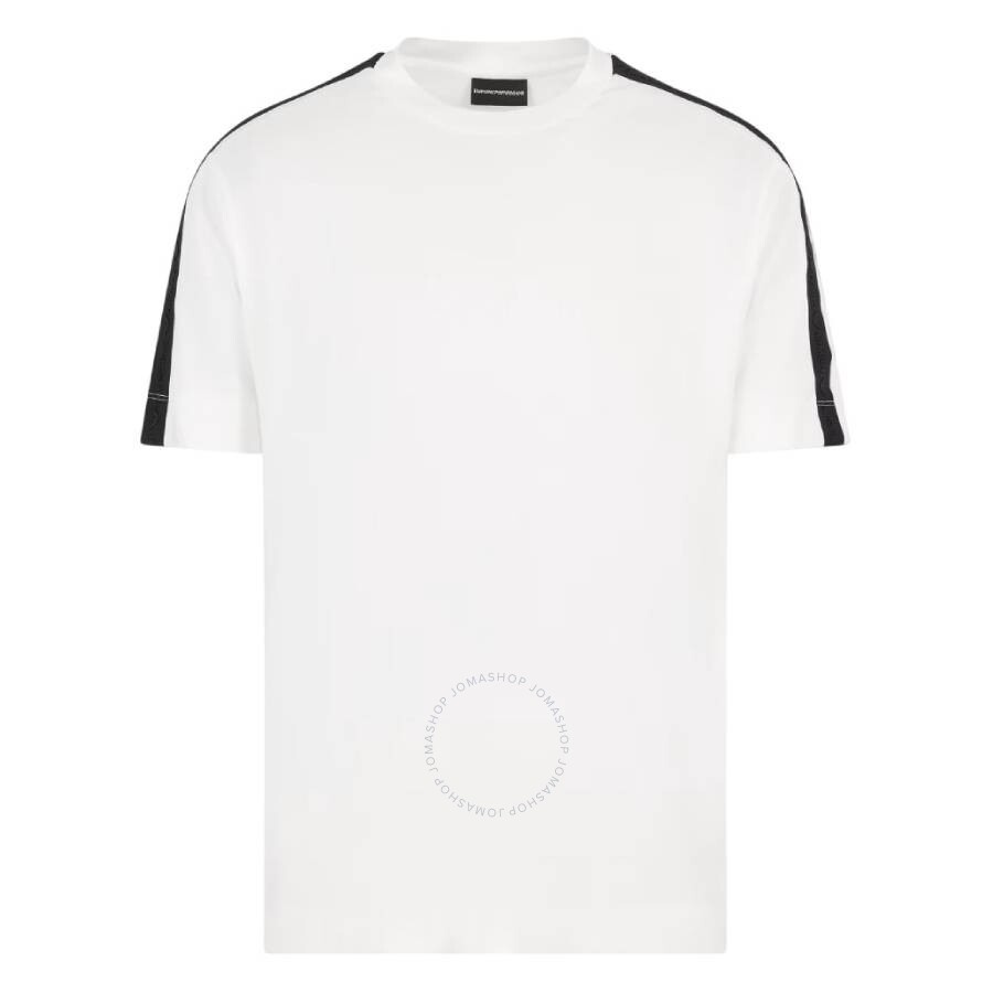 Emporio Armani Logo Tape Lyocell-Blend T-Shirt - 1