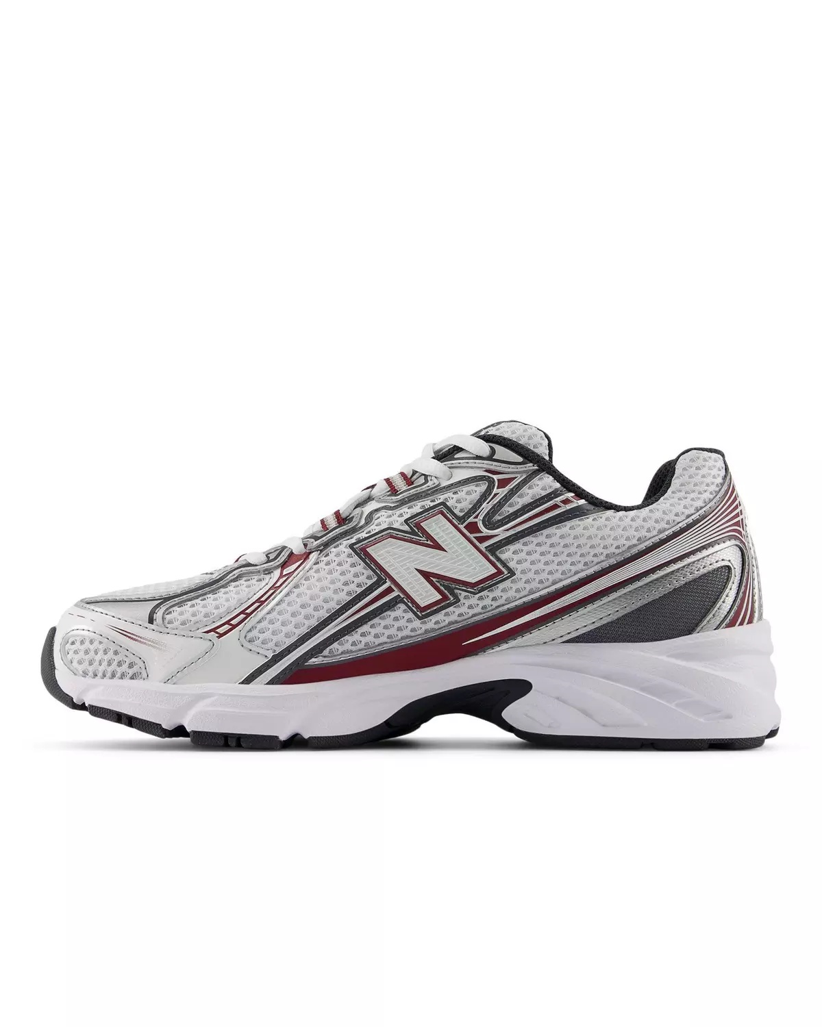 740 "Mercury Red/White/Castlerock" Unisex Shoe - 4