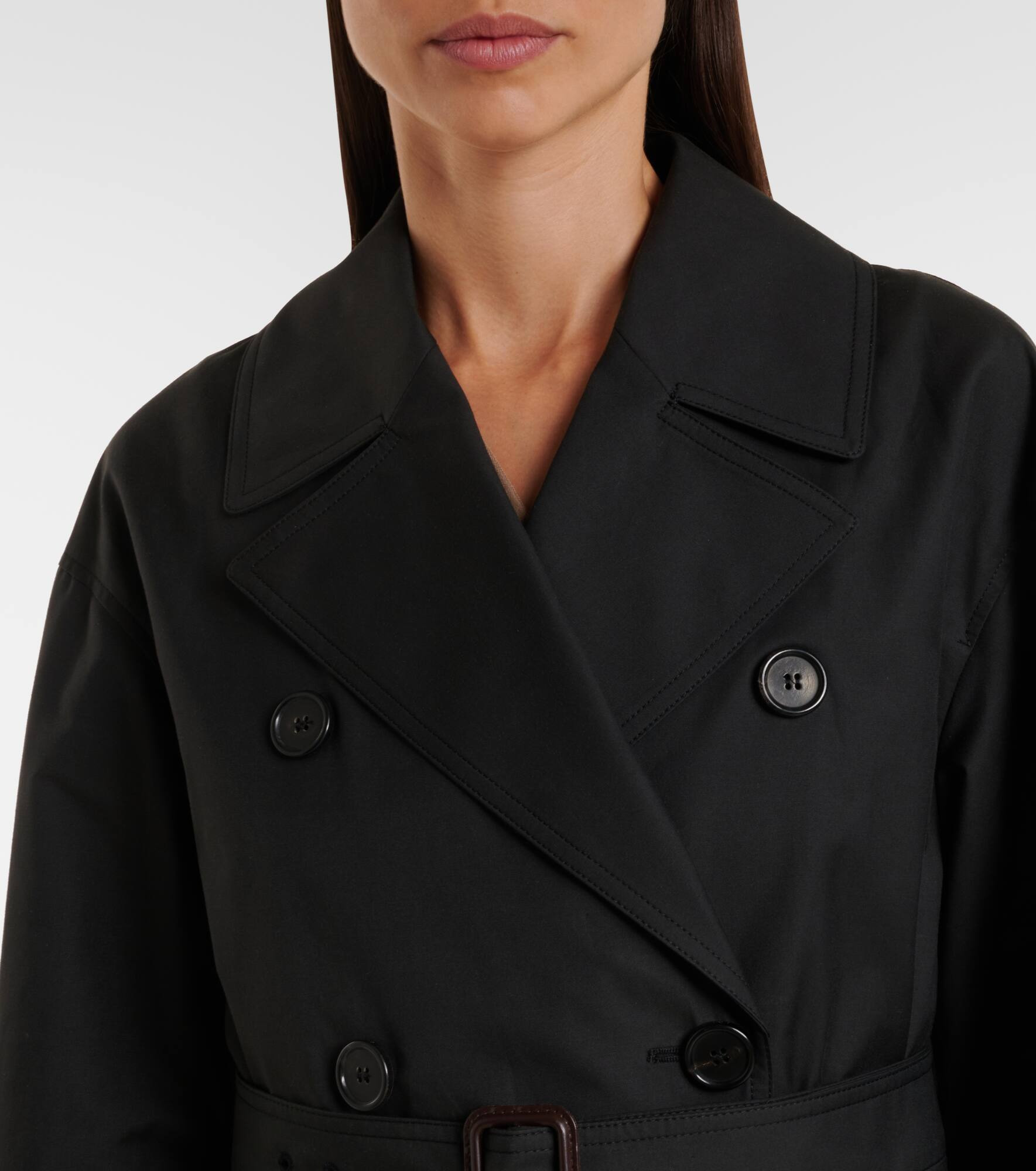 Fiorito cotton-blend twill trench coat - 4