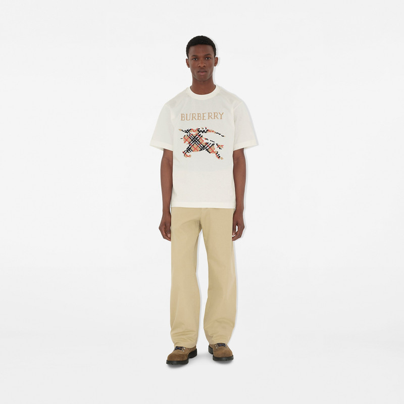 Burberry Cross Stitch EKD​ Cotton T-shirt outlook