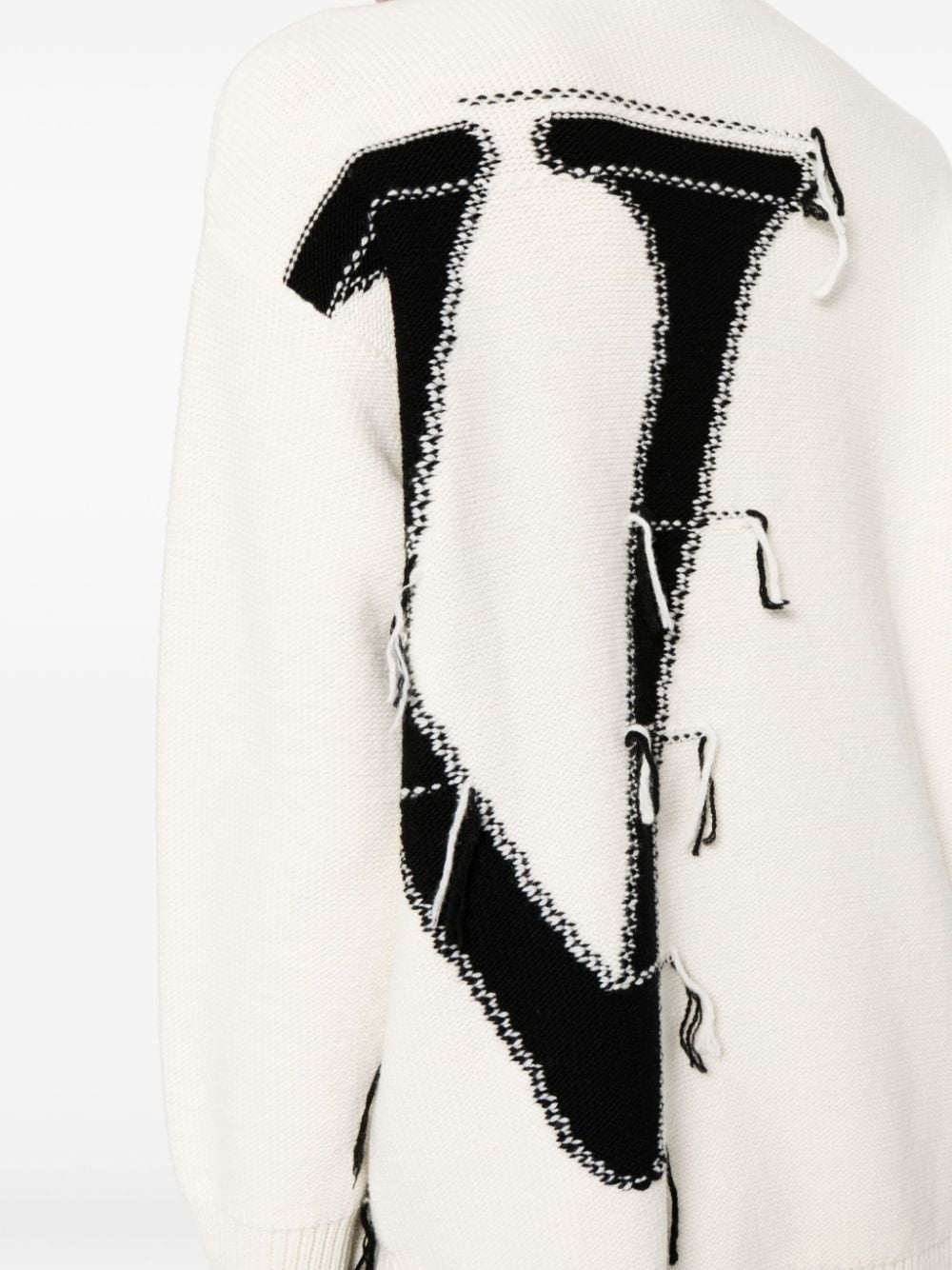 Ow maxi logo jumper - 9