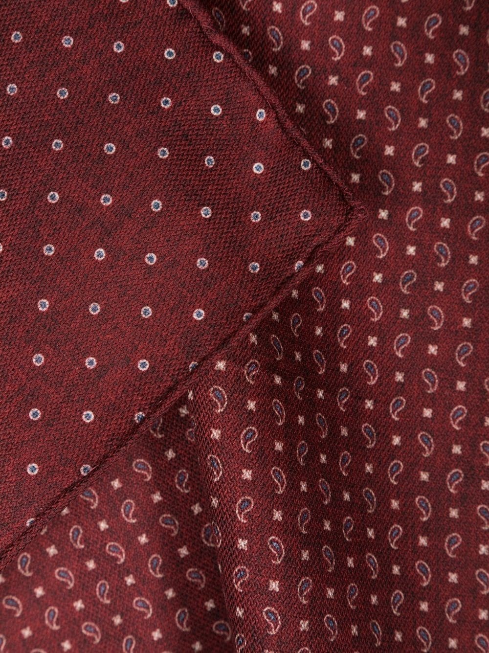 reversible silk square pocket - 3