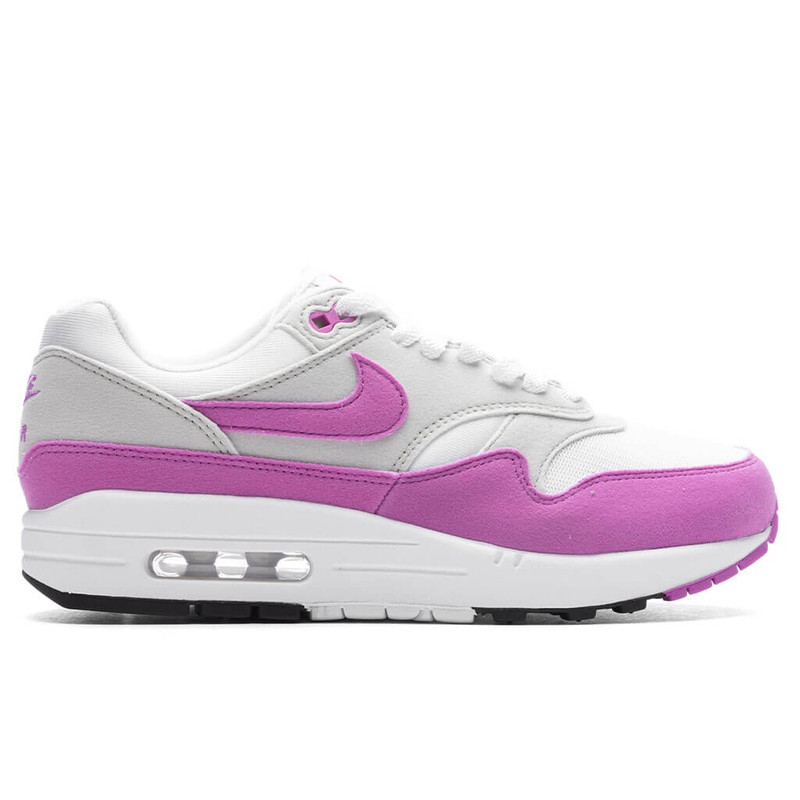 WOMEN'S AIR MAX 1 '87 - NEUTRAL GREY/FUCHSIA DREAM/WHITE - 1